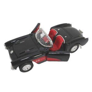 SUNNY SIDE black 1957 Chevrolet Corvette convertible #SS5709 MISSING TAIL LIGHT